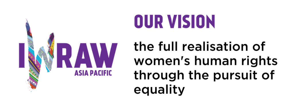 Our vision: the full realisation of women's human rights through the pursuit of equality