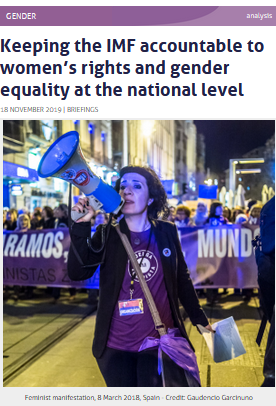 Bretton Woods Project: Keeping the IMF accountable to women's rights and gender equality at the national level