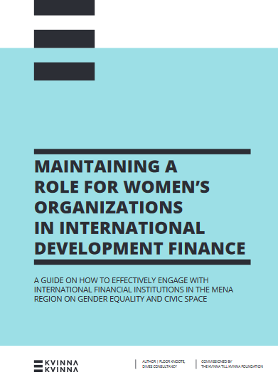 Kvinna till Kvinna: Maintaining a Role for Women's Rights Organisations in International Development Finance